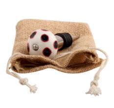 Navy Blue Dot Ceramic Wine Stopper