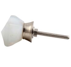 Milky White Prism Shape Drawer Knob Online