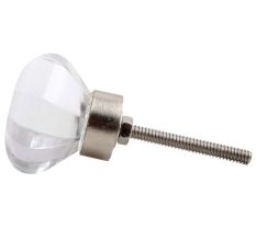 Clear Octagon Shape Glass Cabinet Knob Online