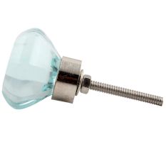 Water Octagon Shape Glass Drawer Knob Online