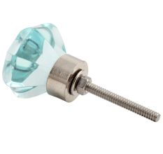 Water Octagon Shape Glass Drawer Knob Online