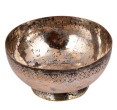 Primitive Copper Soup Bowl
