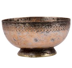 Primitive Copper Soup Bowl