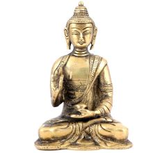 Brass Statue Seated Buddha