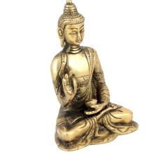 Brass Statue Seated Buddha