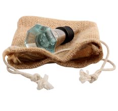 Water Octagon Shape Glass Wine Stopper