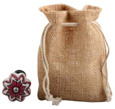 Pink Dahlia Medium Ceramic Wine Stopper