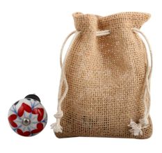 Red Flower Ceramic Wine Stopper