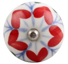 Red Flower Ceramic Wine Stopper