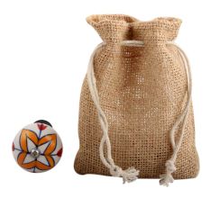 Amaryllis Mustard Flower Ceramic Wine Stopper