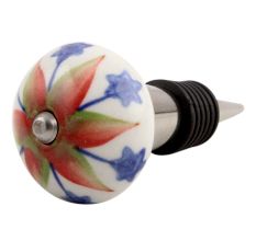 Red star Ceramic Wine Stopper