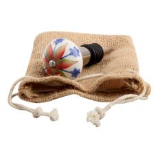 Red star Ceramic Wine Stopper