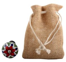 Green Triangle Ceramic Wine Stopper