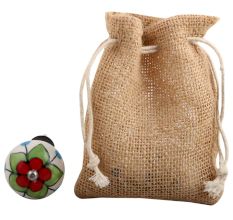 Green Clove Flower Ceramic Wine Stopper