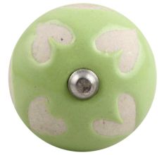 Light Green Ecthed Ceramic Wine Stopper