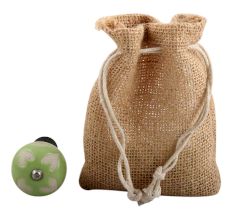 Light Green Ecthed Ceramic Wine Stopper