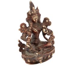 Brass Sitting Tara Statue