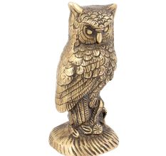 Brass Owl Figurine