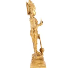 Lord Vishnu Brass Statue Standing