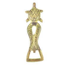 Brass Patina Rich Tortoise Bottle Opener