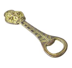 Brass Folk Traditional Bottle Opener