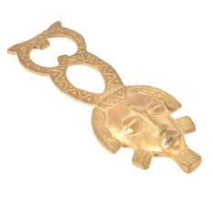 Tribal Figure Brass Bottle Opener