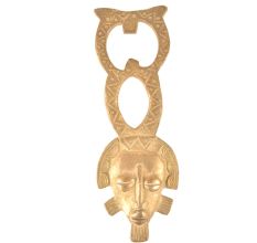 Tribal Figure Brass Bottle Opener