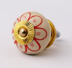 Red Sunflower Knob