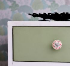 Red Sunflower Knob