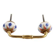 Red Star Ceramic Bridge Handle