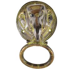 Brass Elephant Door Knocker