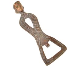 Brass Man Tribal Head Bottle Opener