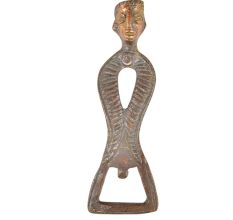 Brass Man Tribal Head Bottle Opener
