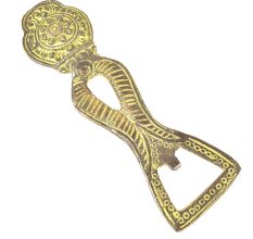 Traditional Brass Bottle Opener