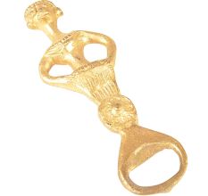 Brass Man Tribal Head Bottle Opener
