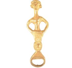 Brass Man Tribal Head Bottle Opener