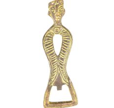 Brass Bottle Opener Tribal Face Decorative Body