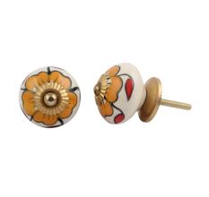 Mustard Flower Knob