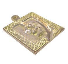 Wall Hooks Hanger Dancing Lady Solid Brass Plate