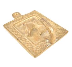 Brass Rugged Horse Face Wall Hooks