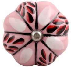 Red And Black Leaf Ceramic Wine Stopper