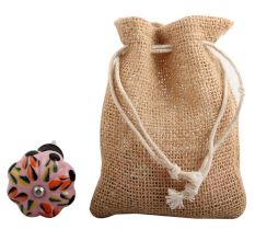 Mixed Color Leaf Ceramic Wine Stopper