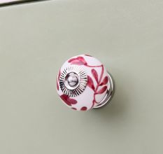 Red Flower Knob