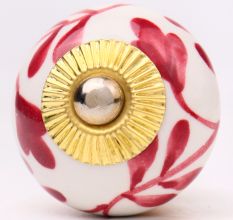 Red Flower Knob