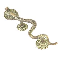 Brass Green Snake Pull Door Handle