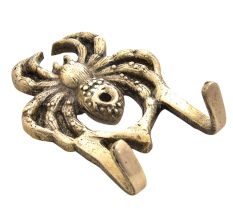 Handcrafted Brass Crab Wall Hooks