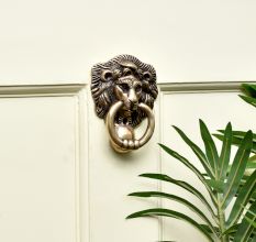 Brass Majestic Lion Door Knocker