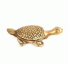 Brass Turtle Statue Good Luck Charm