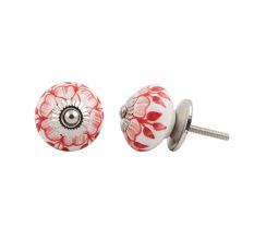 Red Buttercup Knob