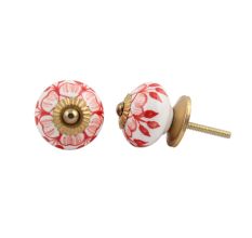 Red Buttercup Knob